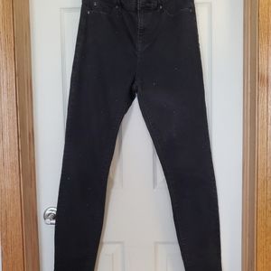 Jlo glitzy high rise skinny jeans size 8